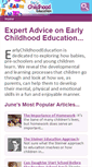 Mobile Screenshot of earlychildhoodeducation.co.uk